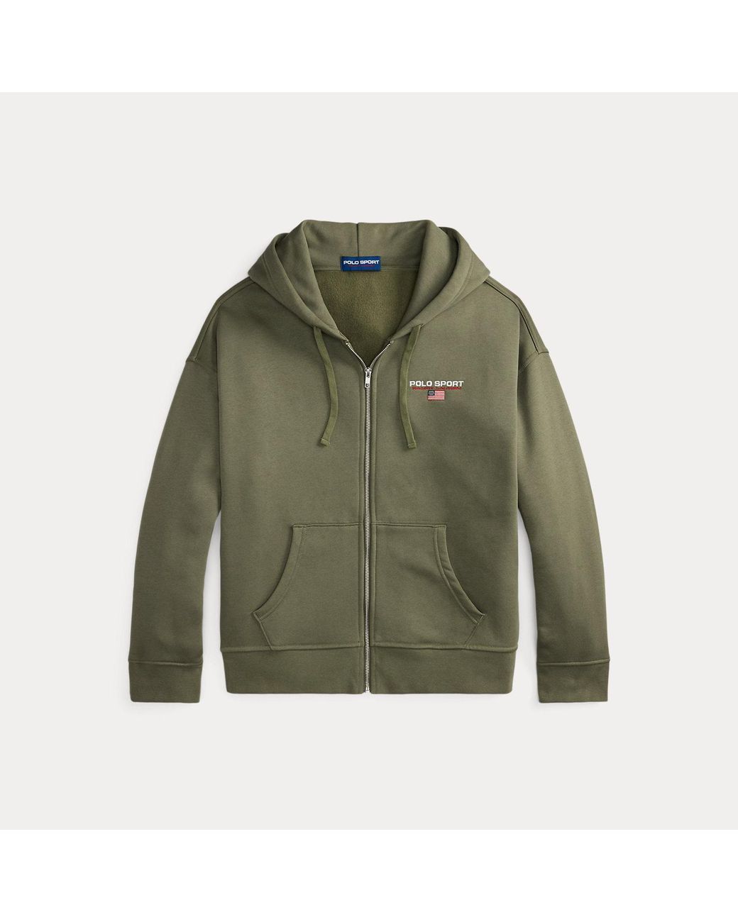 Polo Ralph Lauren Green Relaxed Fit Polo Sport Fleece Hoodie for men