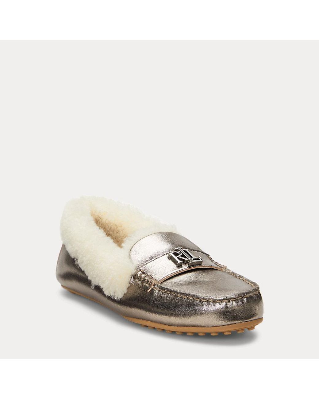 Ralph Lauren Ralph Lauren Barnsbury Shearling-trim Metallic