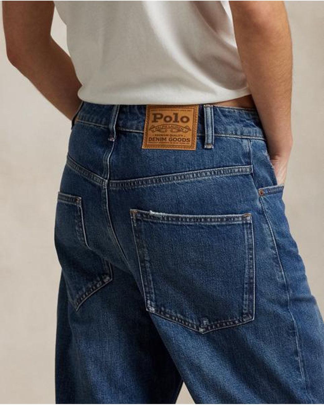 Polo Ralph Lauren Blue Relaxed Tapered Jean