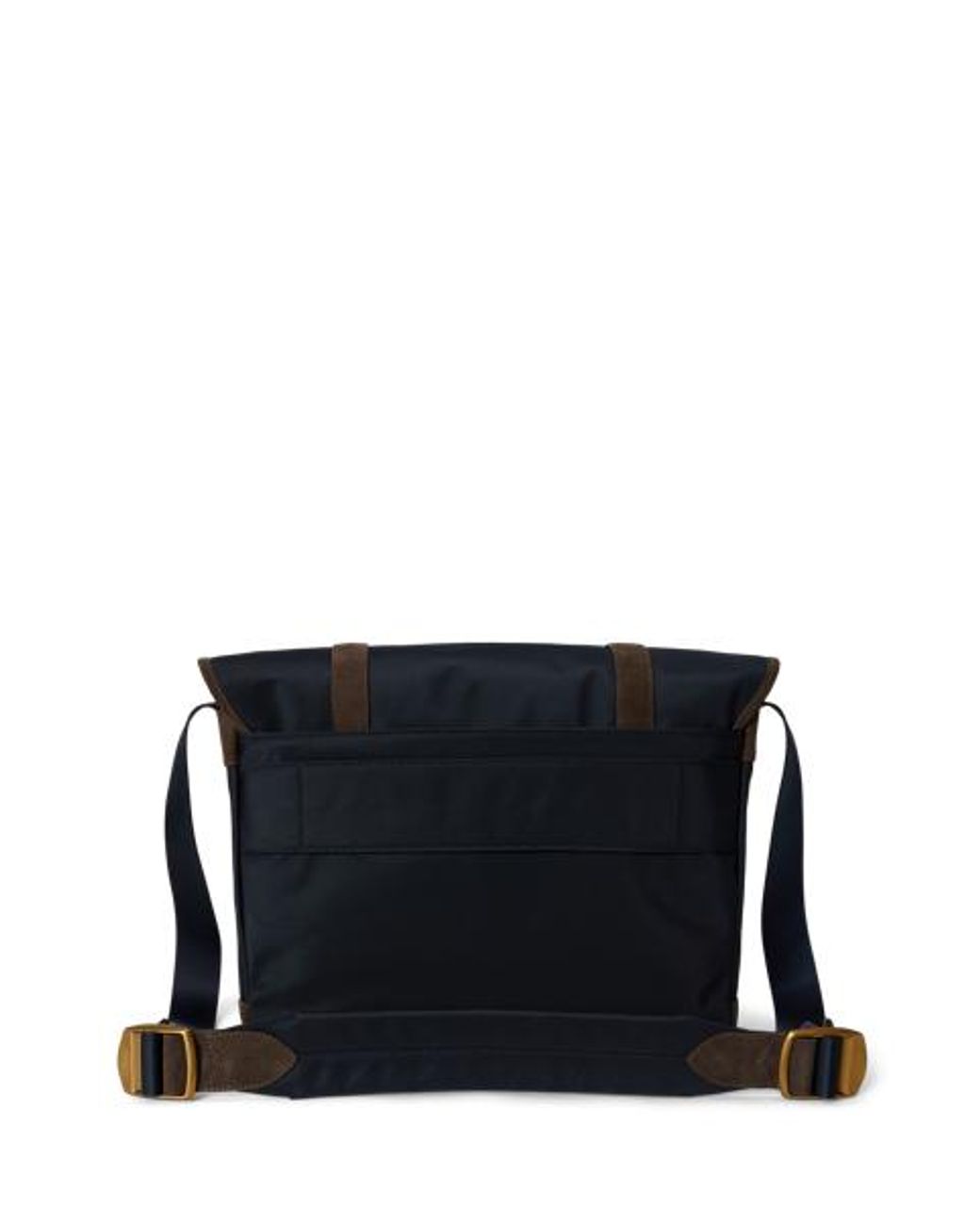 Polo Ralph Lauren Blue Suede-Trim Messenger Bag for men