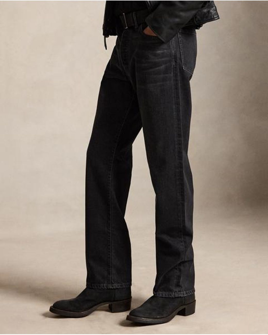 Polo Ralph Lauren Black Heritage Straight Fit Jean for men