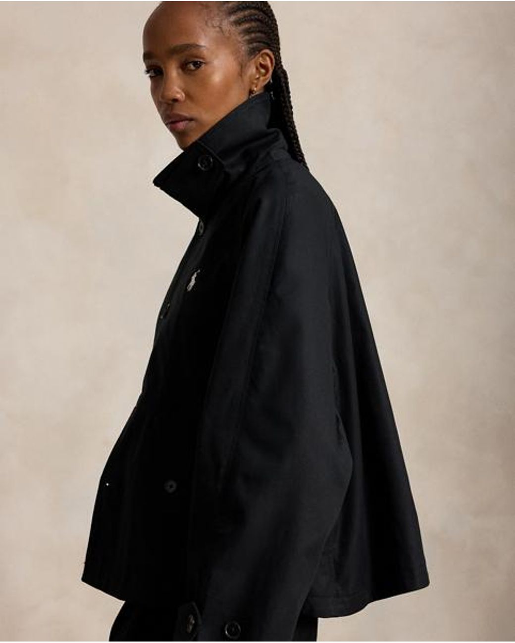 Polo Ralph Lauren Black Cotton Twill Jacket