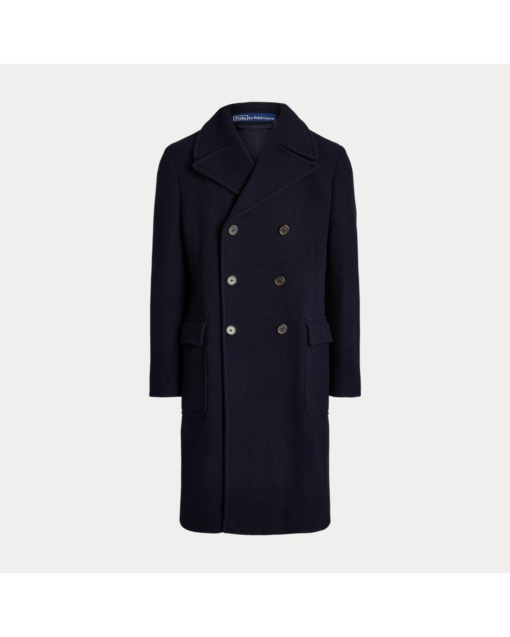 Polo Ralph Lauren Blue Polo Soft Tailored Wool-Blend Topcoat for men