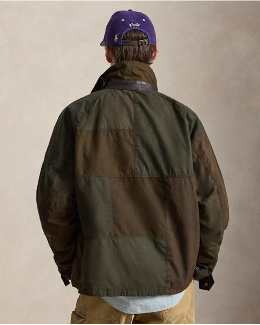 Polo Ralph Lauren Multicolor Patchwork Oilcloth Utility Jacket for men