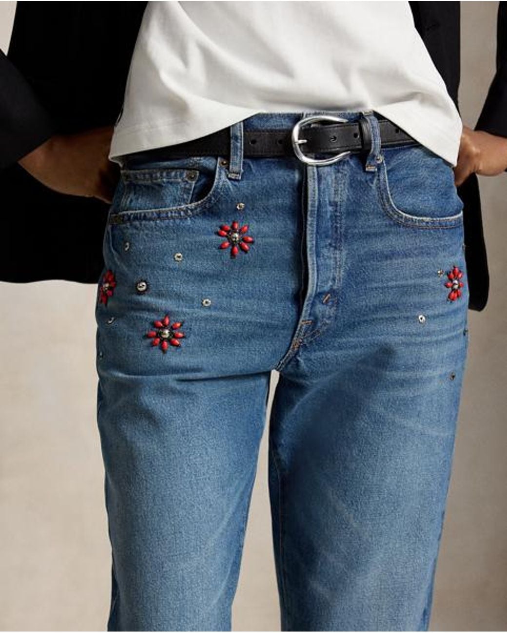 Ralph Lauren Blue Relaxed Straight Jean