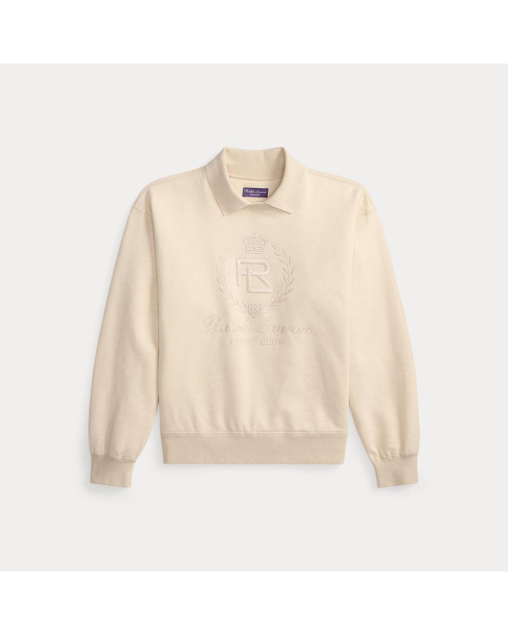 Ralph Lauren Brown Relaxed Fit Cotton-Cashmere Sweatshirt for men