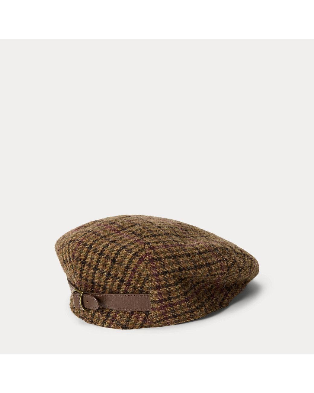 Polo Ralph Lauren Brown Wool Tweed Driver's Cap for men