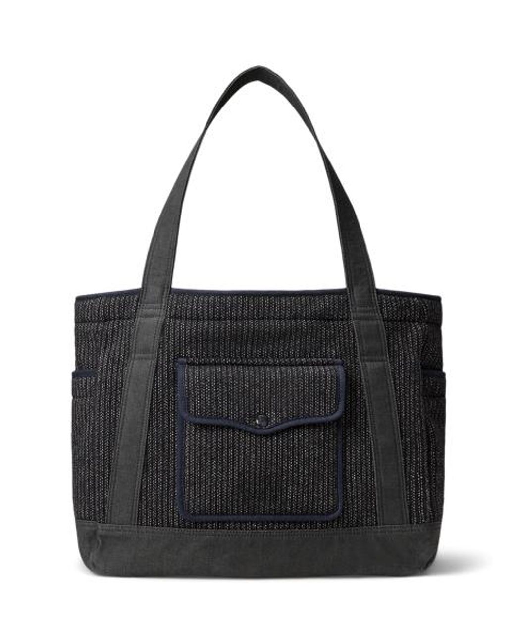 RRL Black Wool-Cotton Tote for men