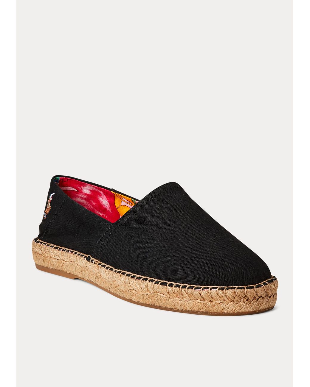 Polo Ralph Lauren Men s Cevio Canvas Espadrille in Black for Men Lyst UK