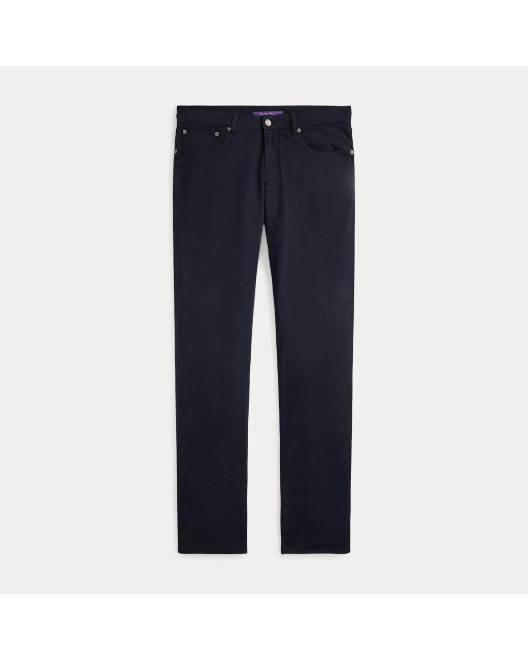 Ralph Lauren Black Slim Fit Stretch Twill Pant for men