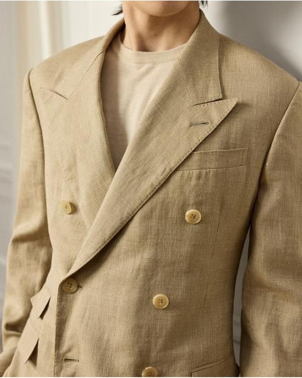 Ralph Lauren Natural Glenn Hand-Tailored Suit Jacket for men