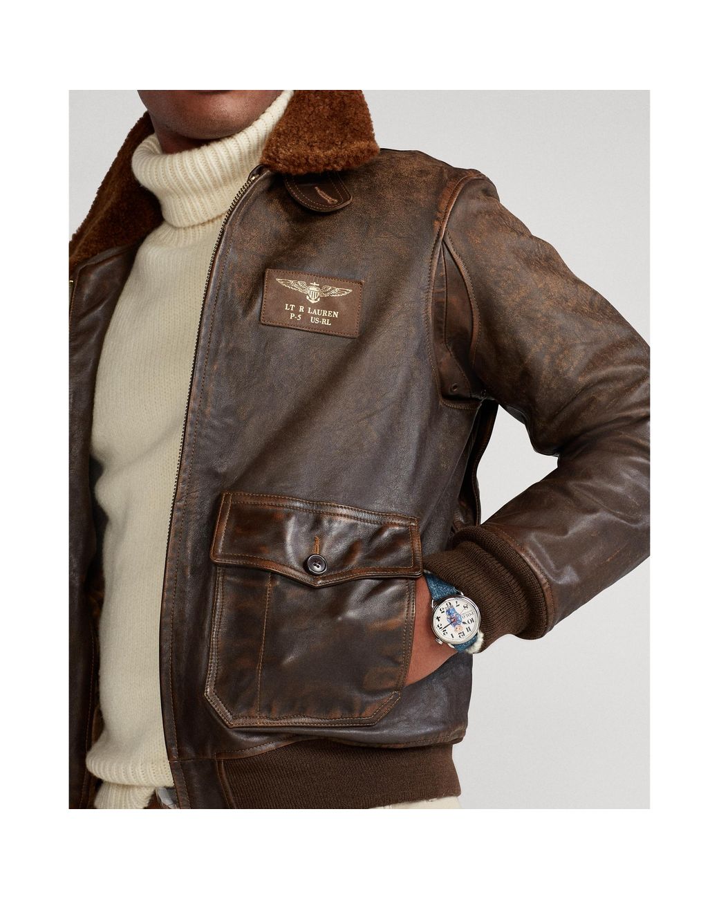 ralph lauren iconic bomber jacket