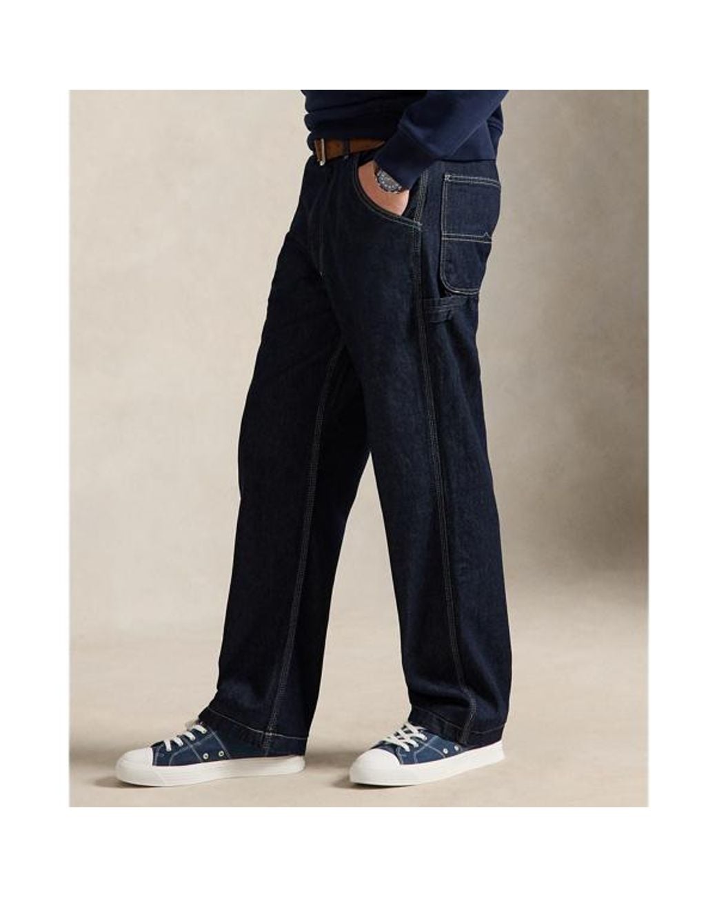 Polo Ralph Lauren Blue Polo Dungaree Fit Carpenter Jeans for men