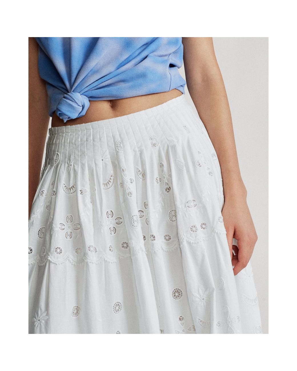 ralph lauren eyelet skirt