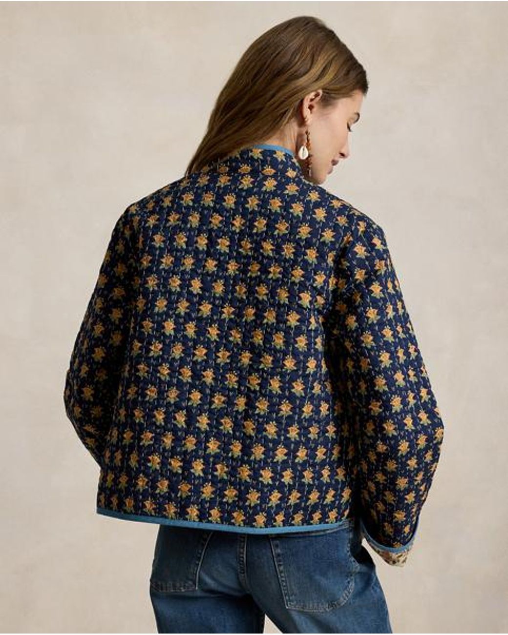 Polo Ralph Lauren Black Reversible Quilted Cotton Jacket