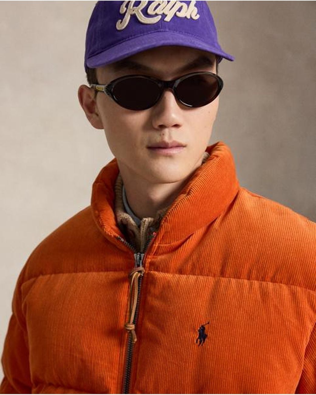 Polo Ralph Lauren Red The Wyoming Corduroy Down Jacket for men