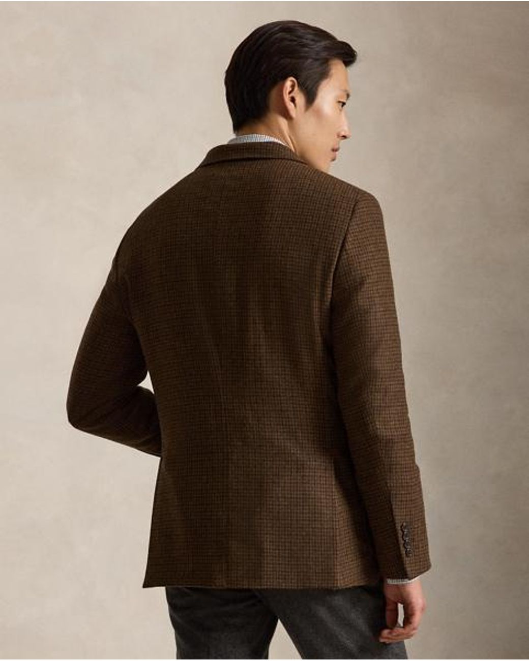 Polo Ralph Lauren Brown Polo Modern Fit Plaid Blazer for men