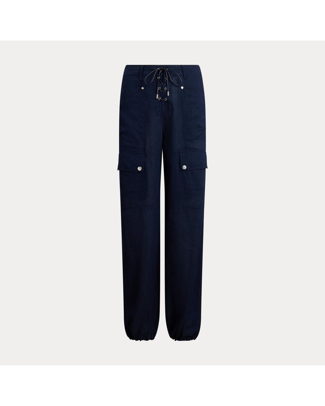 Ralph Lauren Blue Briella Ripstop Trouser