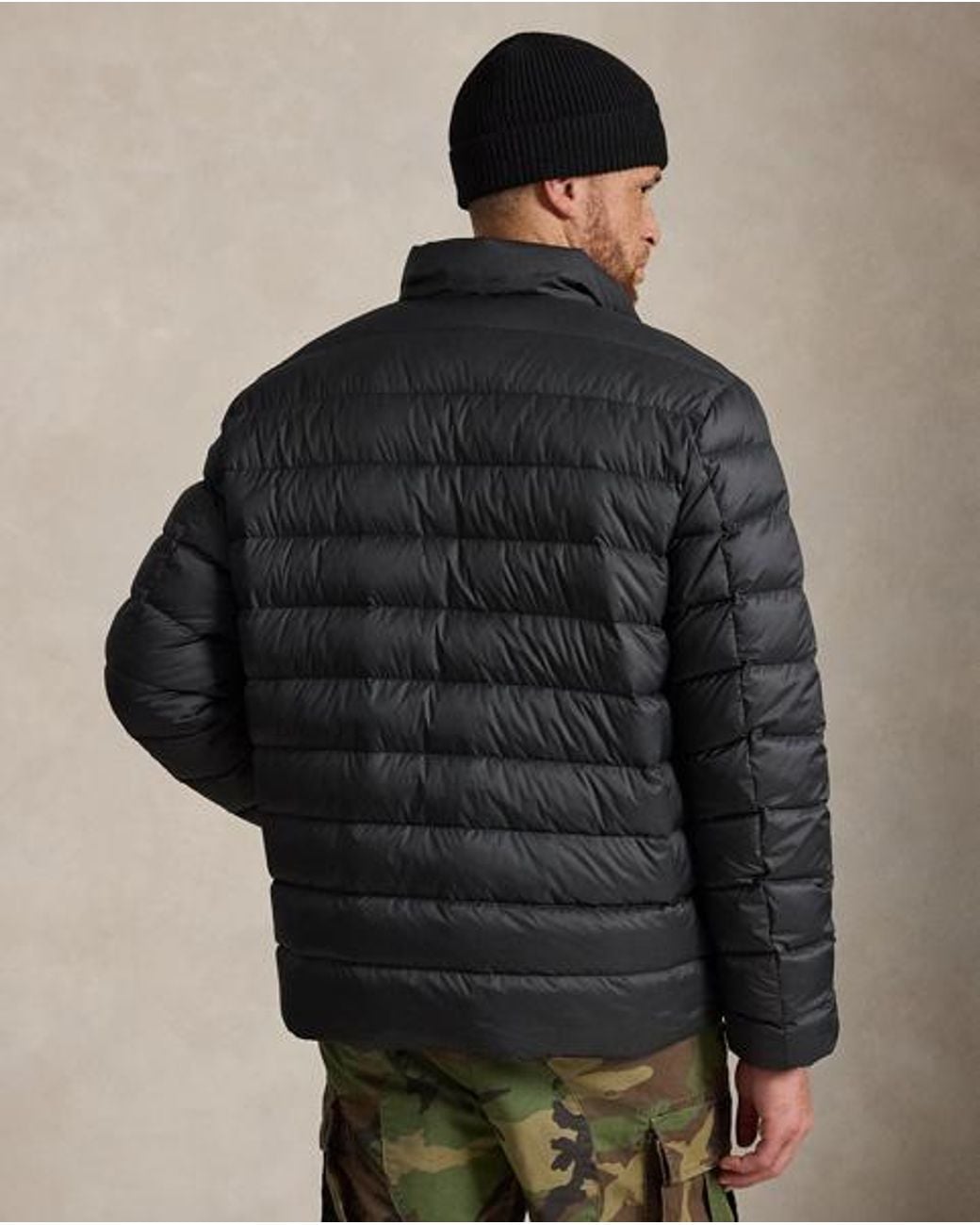 Polo Ralph Lauren Black The Colden Packable Down Jacket for men