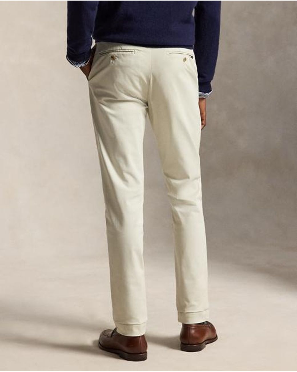 Polo Ralph Lauren Natural Jarrett Slim Fit Sateen Trouser for men