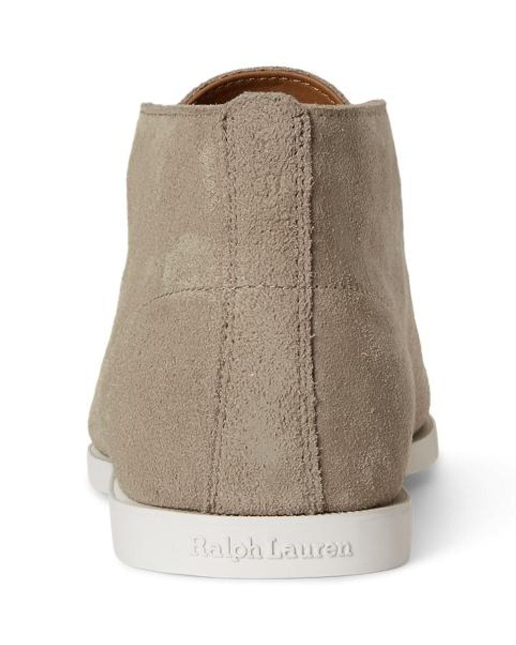 Polo Ralph Lauren Gray Merton Suede Chukka Loafer for men