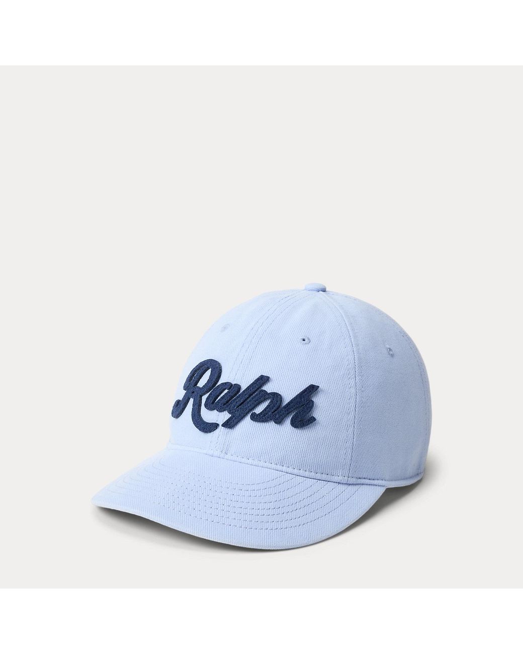Ralph Lauren Blue The Ralph Lauren Logo Twill Ball Cap for men