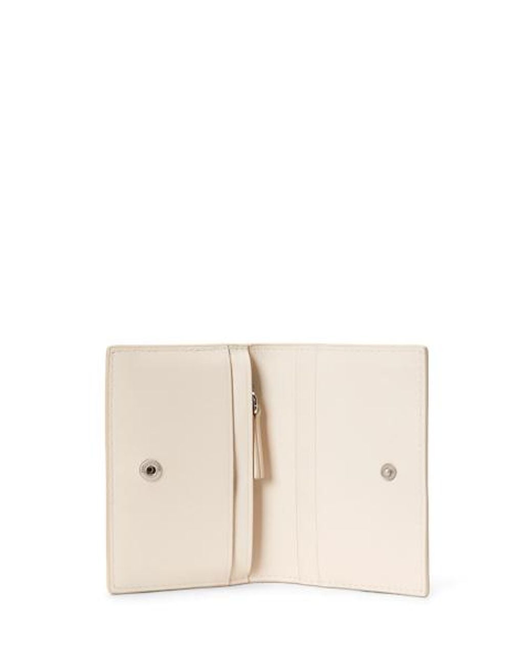 Polo Ralph Lauren Natural Polo Bear Leather Flapped Card Case