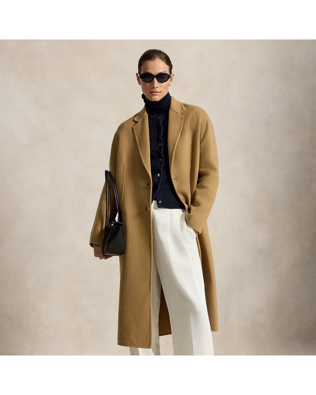 Polo Ralph Lauren Natural Hair Long Polo Coat