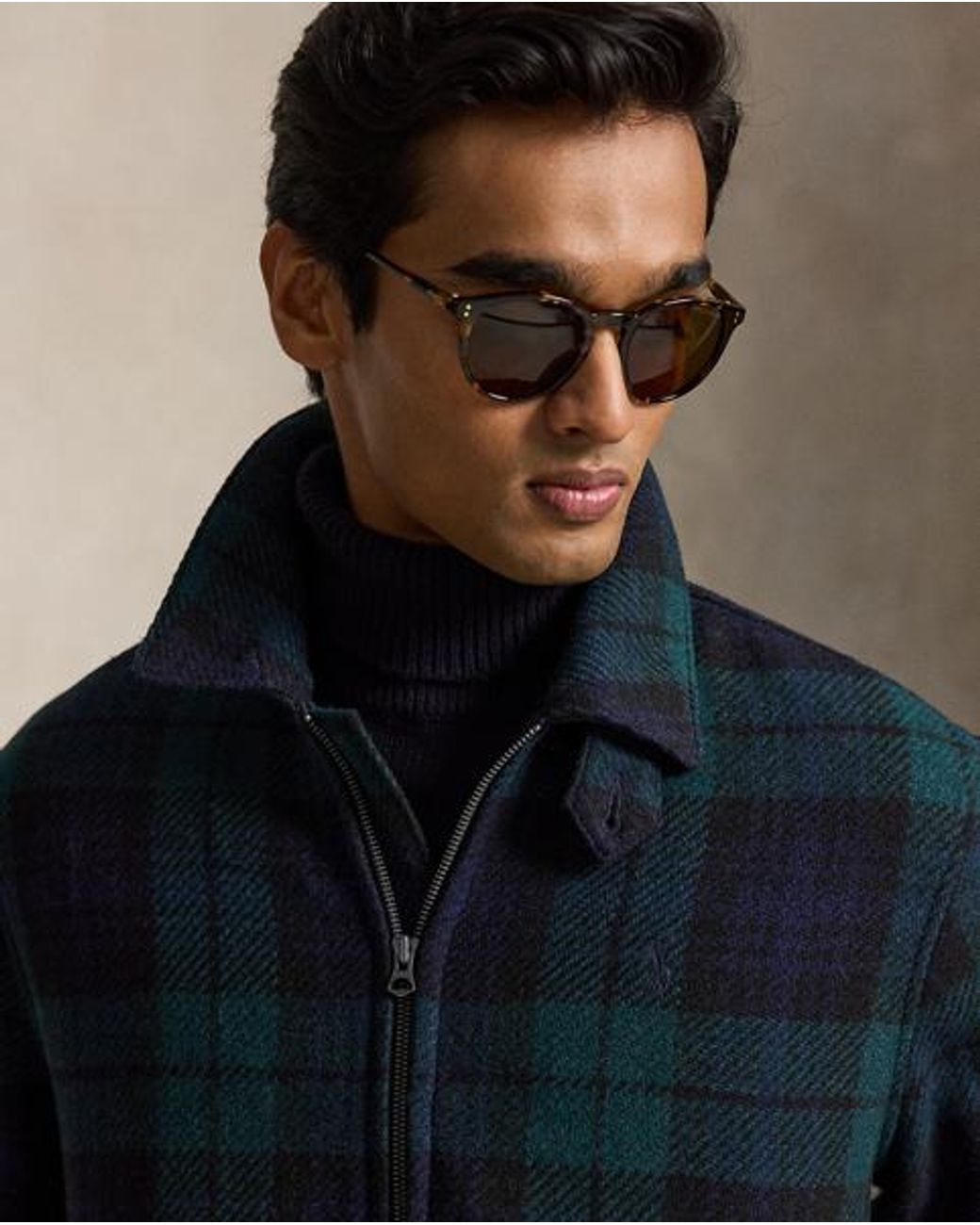 Polo Ralph Lauren Blue The Langdon Plaid Tweed Jacket for men