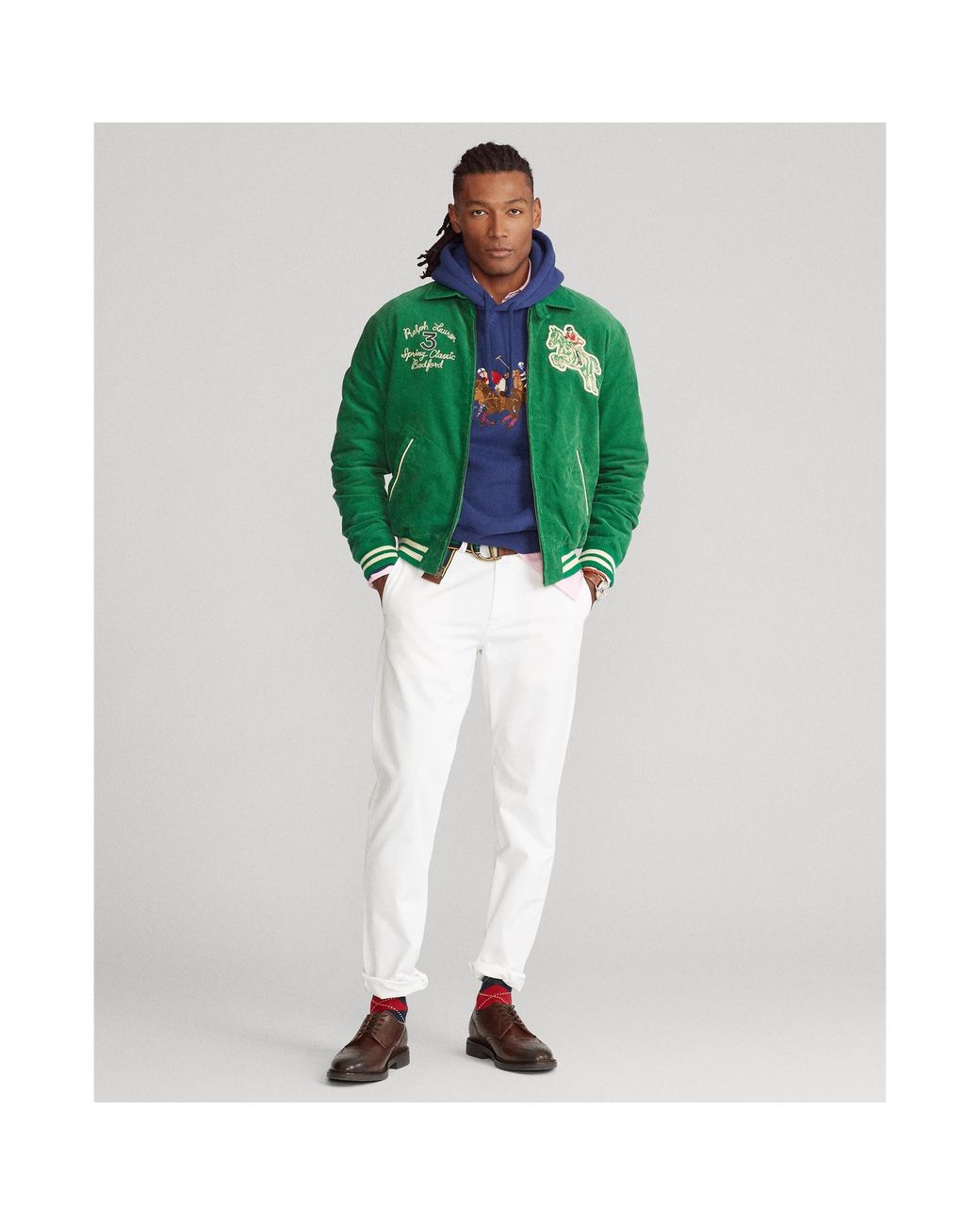 Polo Ralph Lauren Ralph's Equine Club Jacket in Green for Men | Lyst