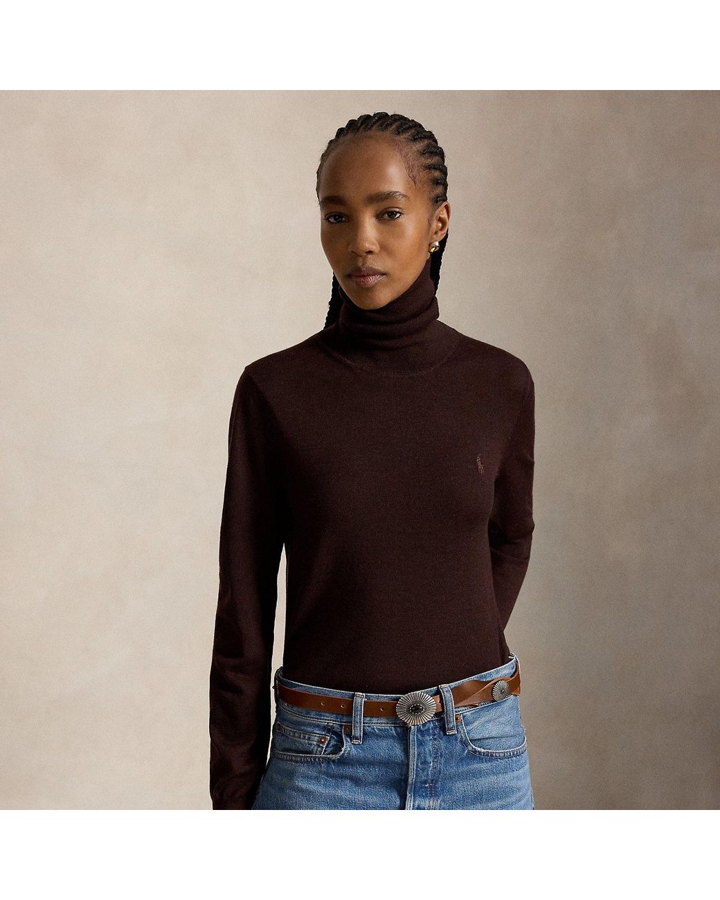 Polo Ralph Lauren Black Wool Rollneck