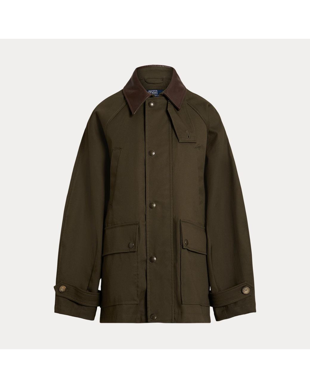 Polo Ralph Lauren Brown Cotton Twill Barn Jacket