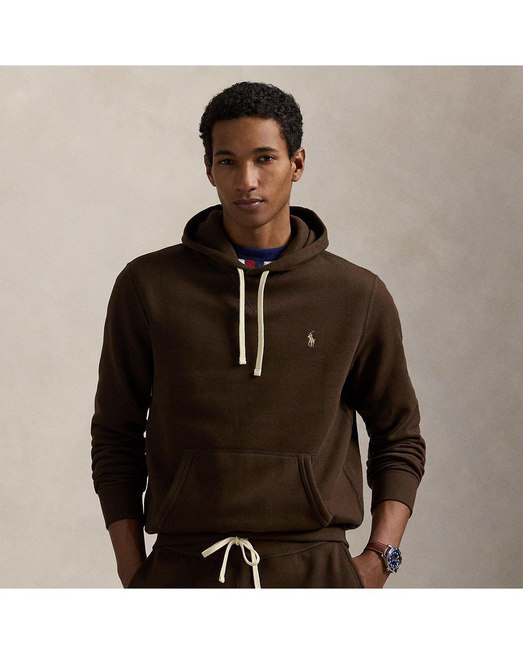 Polo Ralph Lauren Brown The Rl Fleece Hoodie for men