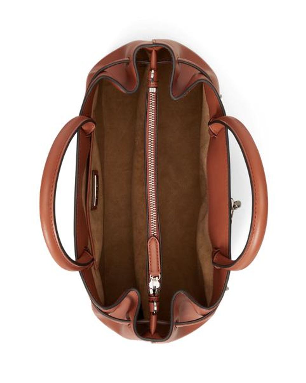 Ralph Lauren Brown Leather Large Blaike Satchel