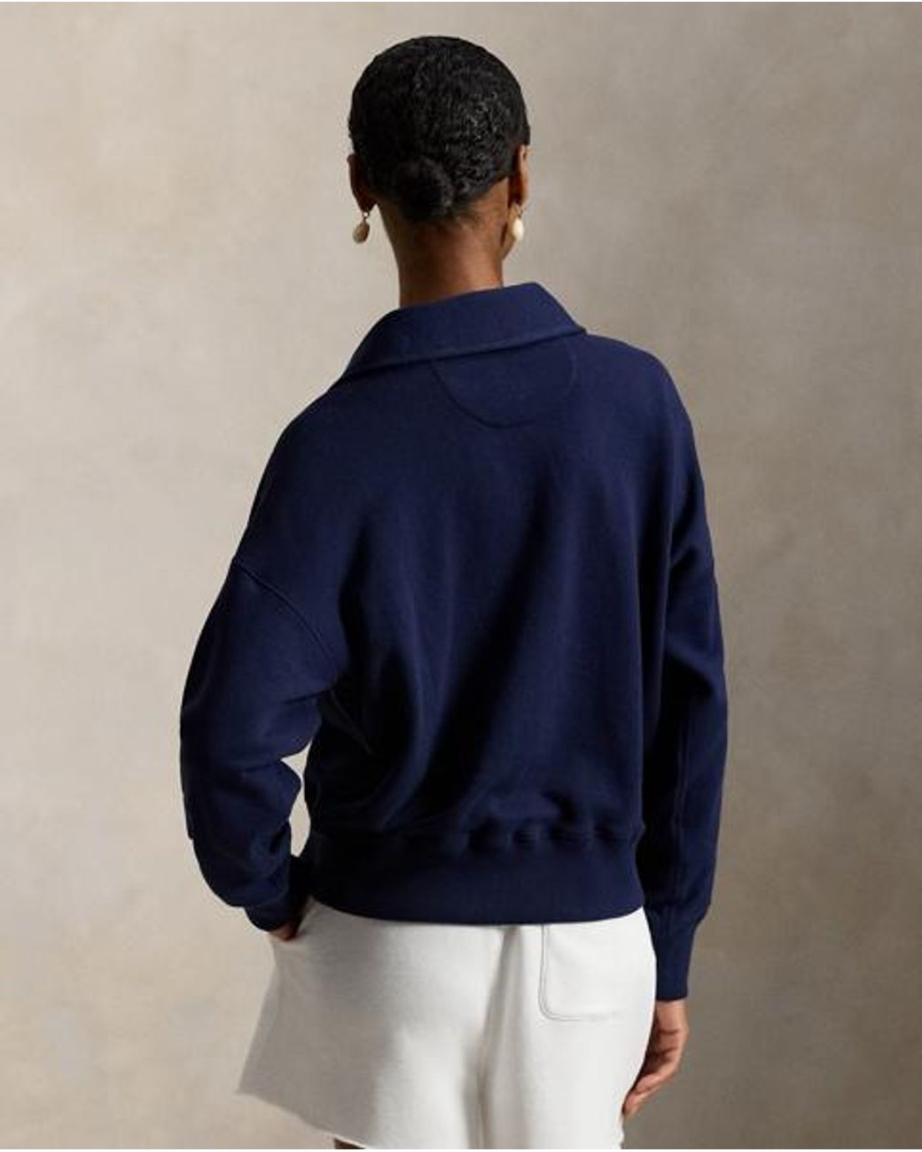 Polo Ralph Lauren Blue Lightweight Fleece Quarter-Zip