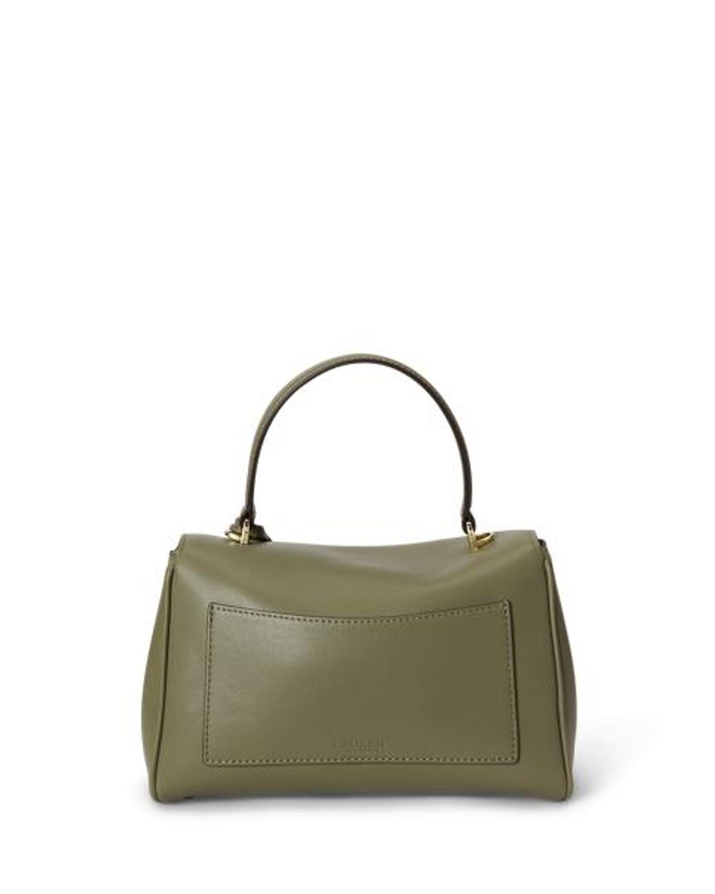 Ralph Lauren Natural Nappa Leather Small Farrah Soft Satchel