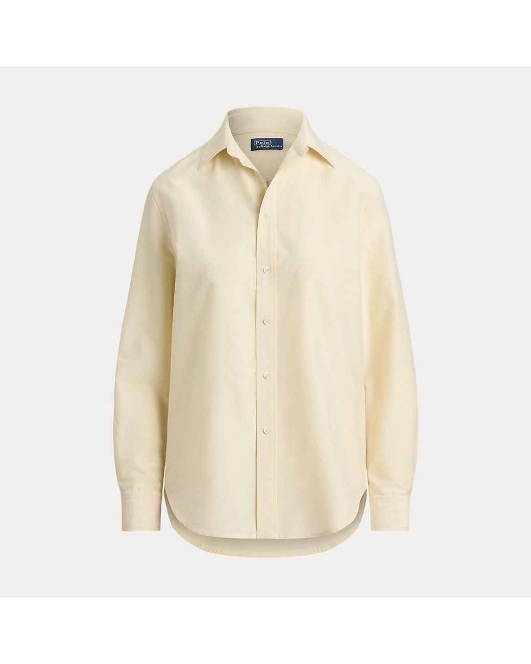 Polo Ralph Lauren Natural Relaxed Fit Cotton-Silk Shirt