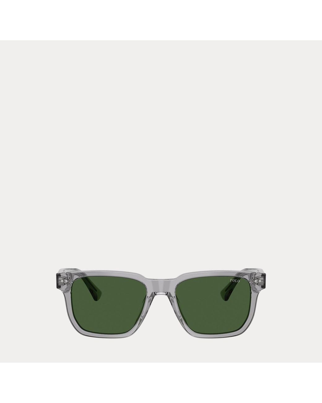 Polo Ralph Lauren Green Polo Pony Classic Square Sunglasses for men