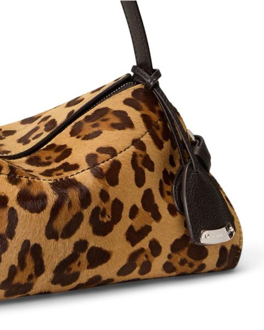 Ralph Lauren Brown The Ralph Lauren Small Haircalf Shoulder Bag