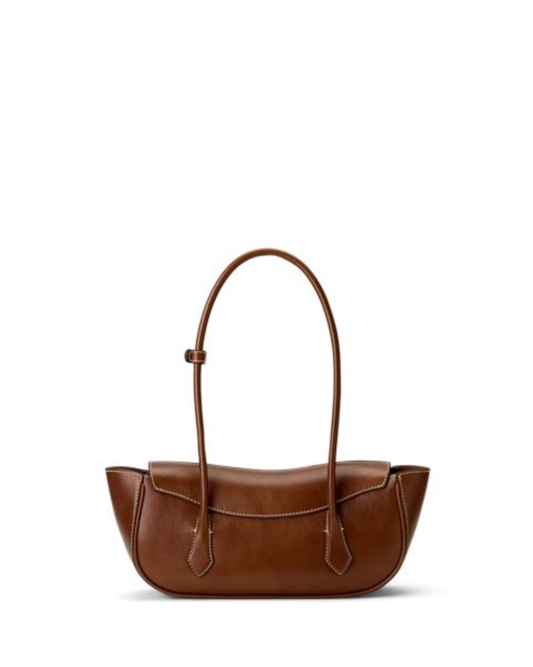 Ralph Lauren Brown Polo Blaze Leather Small Shoulder Bag