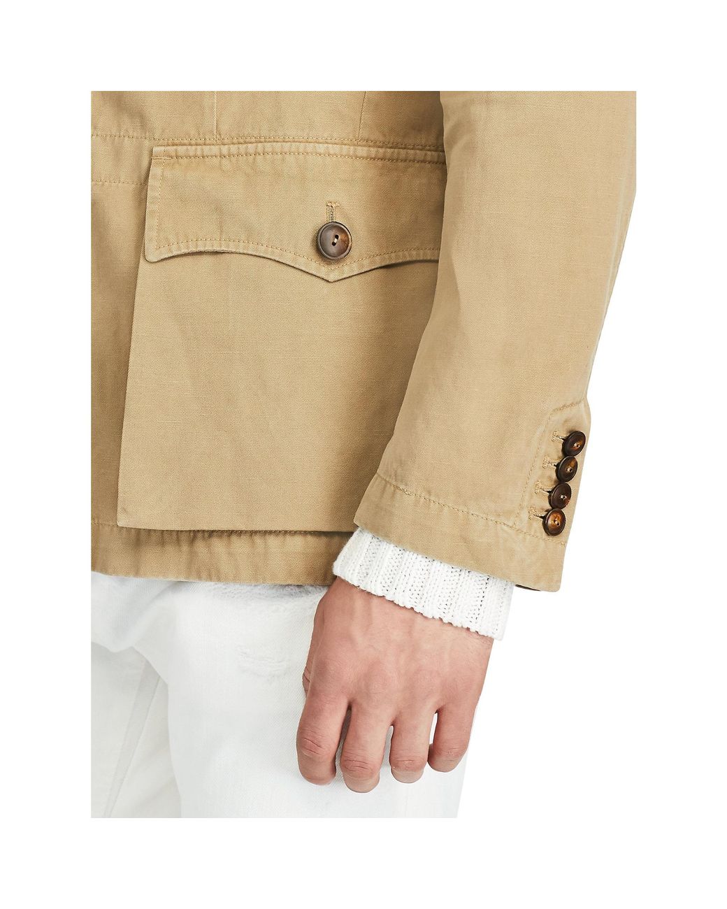 Polo Ralph Lauren Cotton-linen Safari Jacket for Men