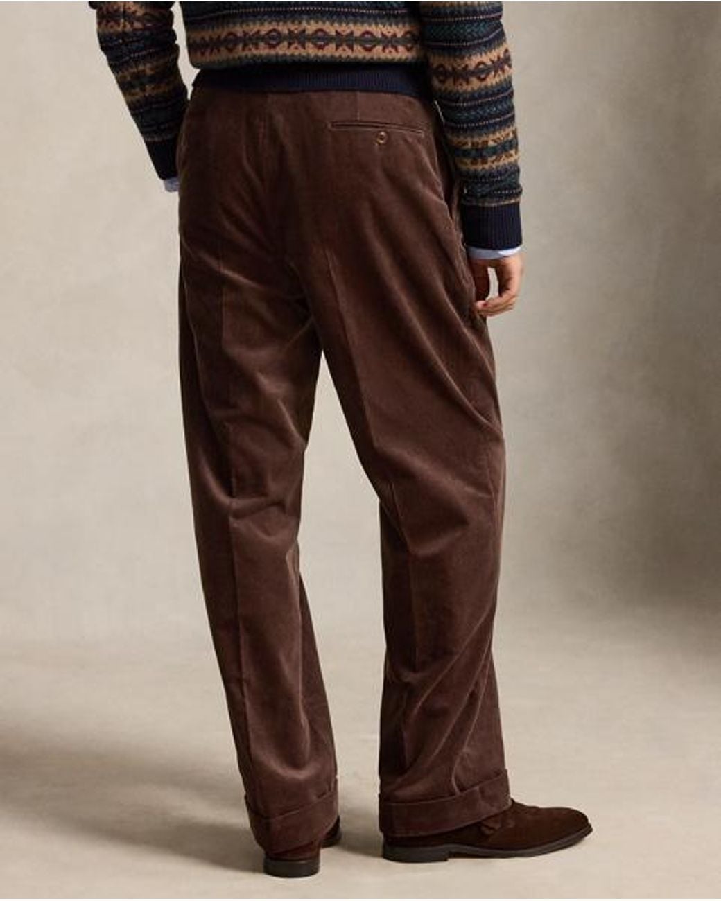 Polo Ralph Lauren Black Heyworth Corduroy Suit Trousers for men