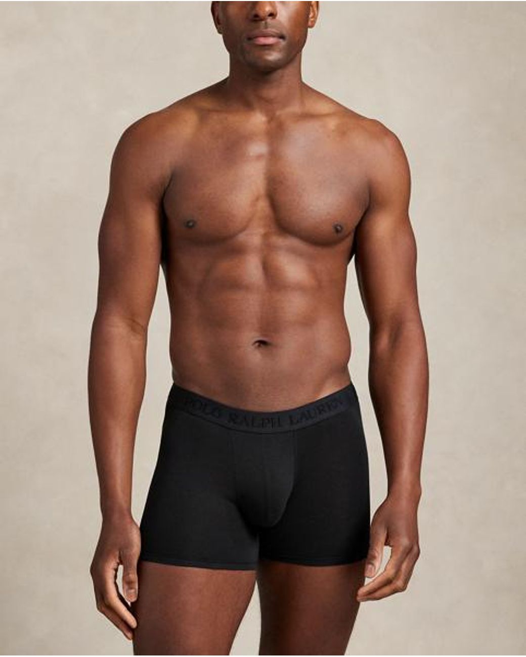 Polo Ralph Lauren Gray Stretch Cotton Boxer Brief 3-Pack for men