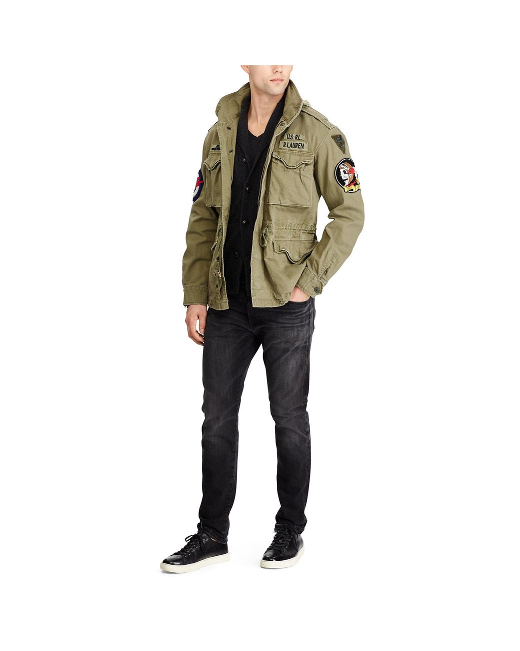 Polo Ralph Lauren Cotton The Iconic M-65 Field Jacket in Green for Men |  Lyst