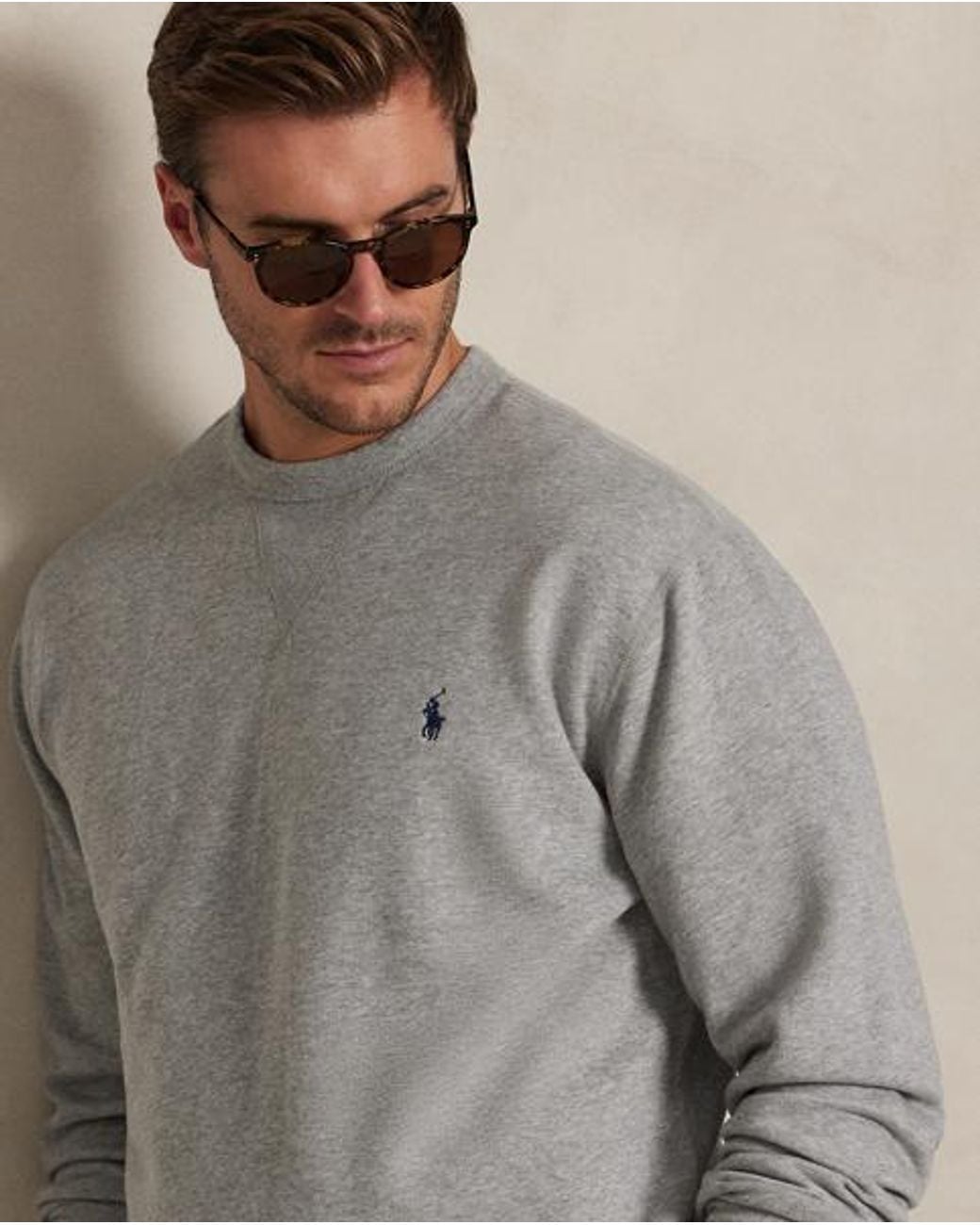 Polo Ralph Lauren Gray The Rl Fleece Sweatshirt for men