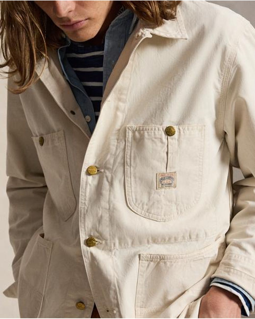 Polo Ralph Lauren Natural The Waldron Twill Utility Jacket for men
