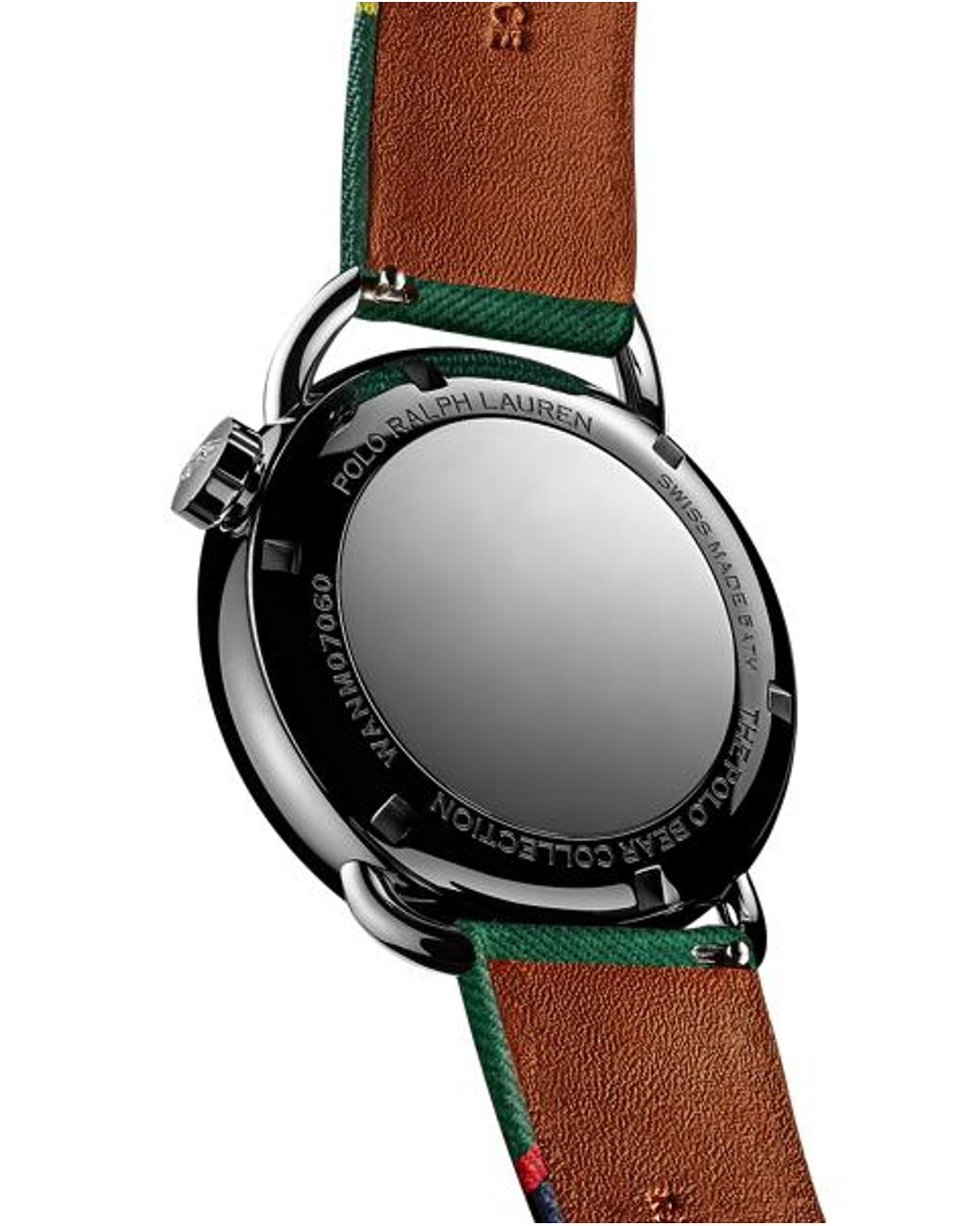 Polo Ralph Lauren Green 42 Mm Preppy Polo Bear Watch for men