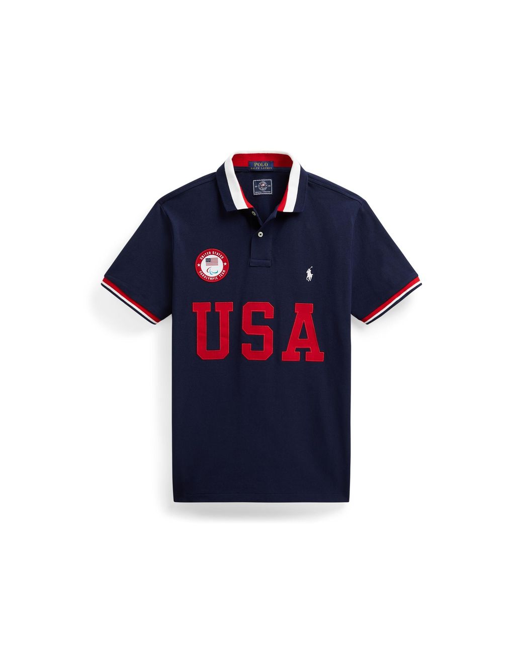 Ralph Lauren Cotton Ecofast Pure The Team Usa Polo Shirt in Blue for ...