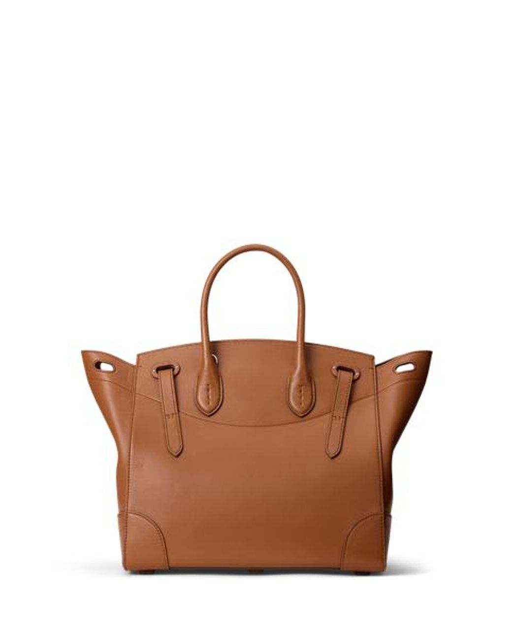 Ralph Lauren Brown Nappa Calfskin Soft Ricky 27