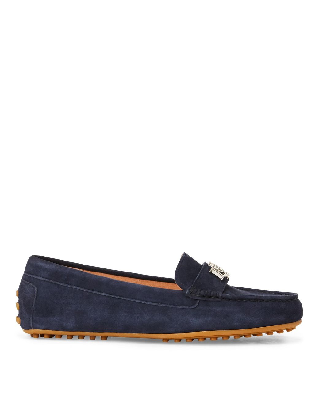 ralph lauren barnsbury suede loafer